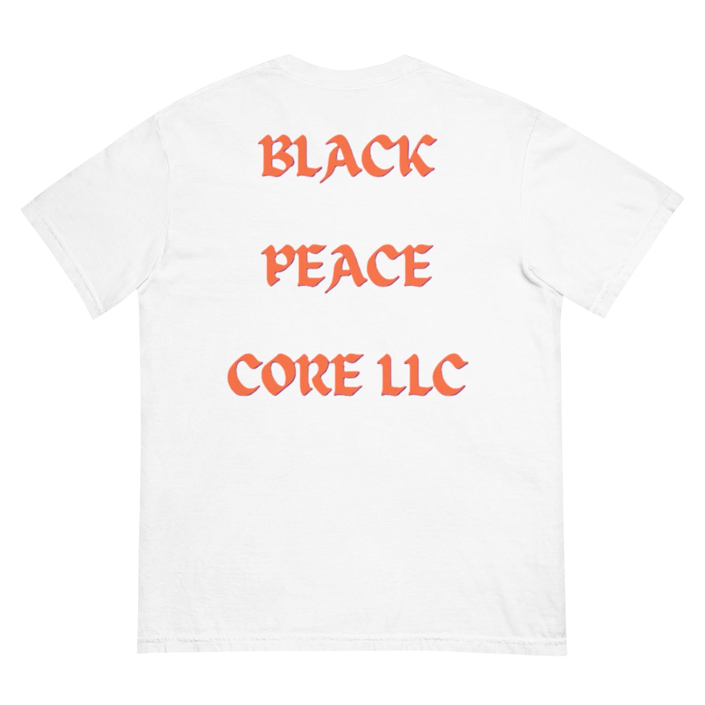 “DEUCES” Purple/Orange heavyweight t-shirt