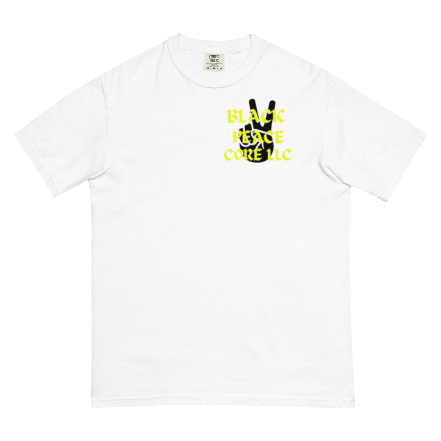 “DEUCES” Black/Yellow heavyweight t-shirt