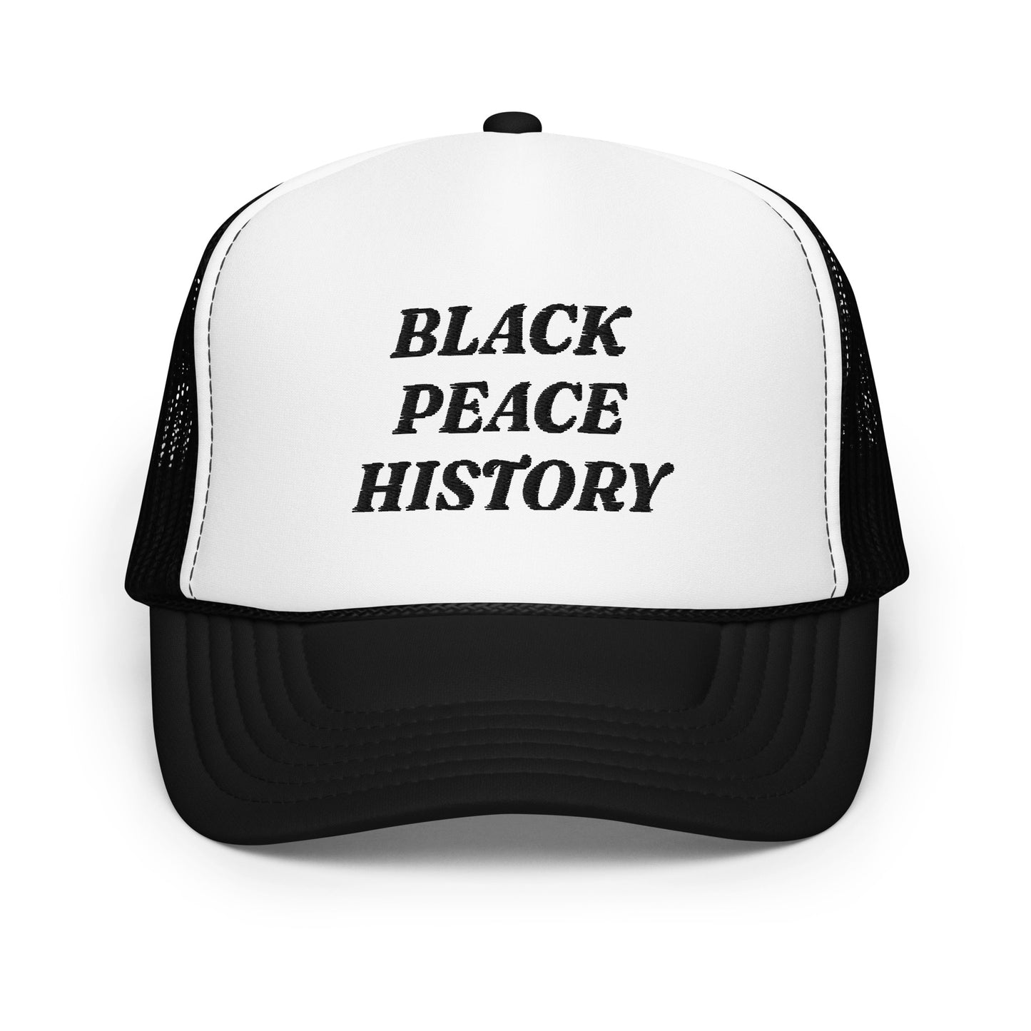 BPH BLACK letters Foam trucker hat