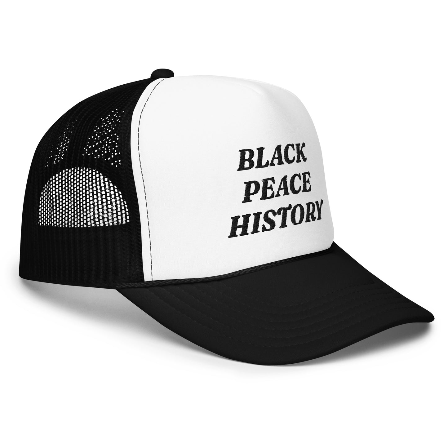 BPH BLACK letters Foam trucker hat