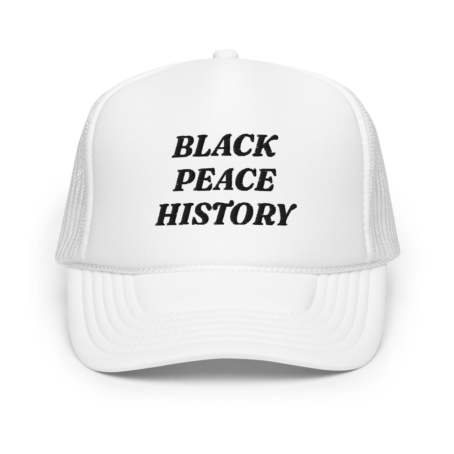 BPH BLACK letters Foam trucker hat