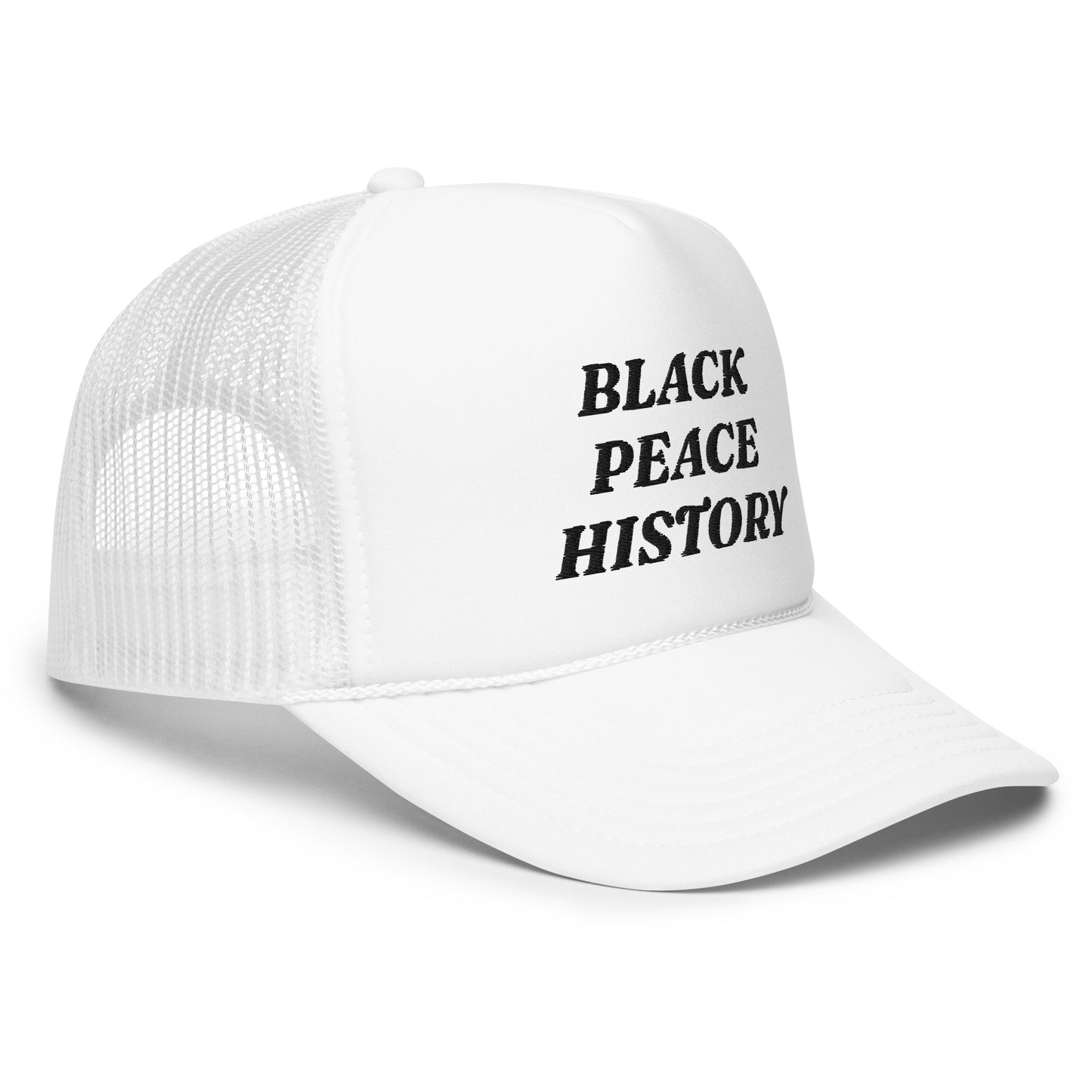 BPH BLACK letters Foam trucker hat