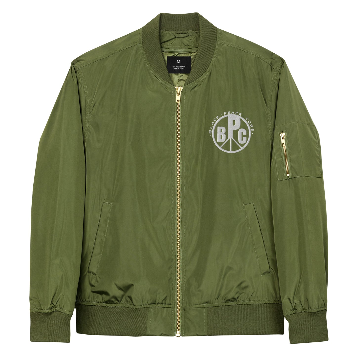 BLACK PEACE CORE og BC bomber jacket