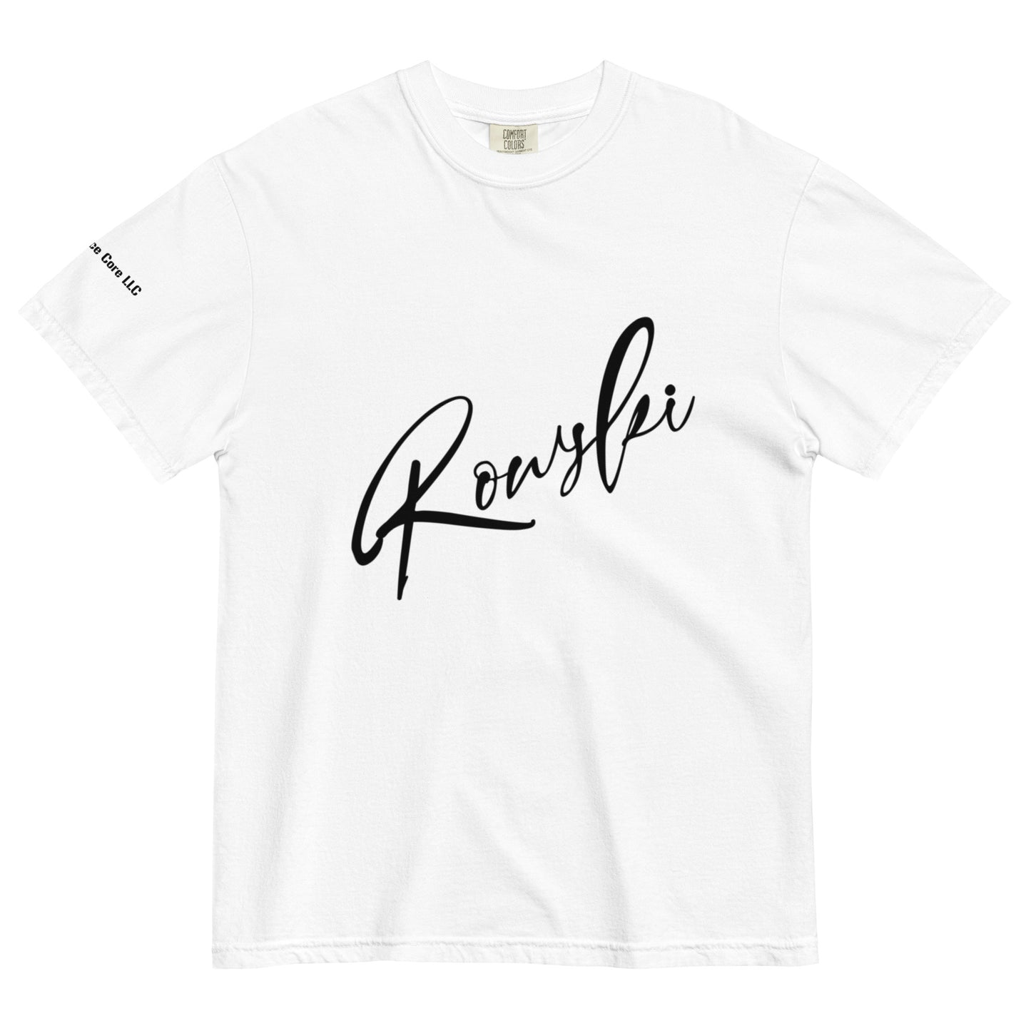 “ROWSKI” signature Unisex heavyweight t-shirt