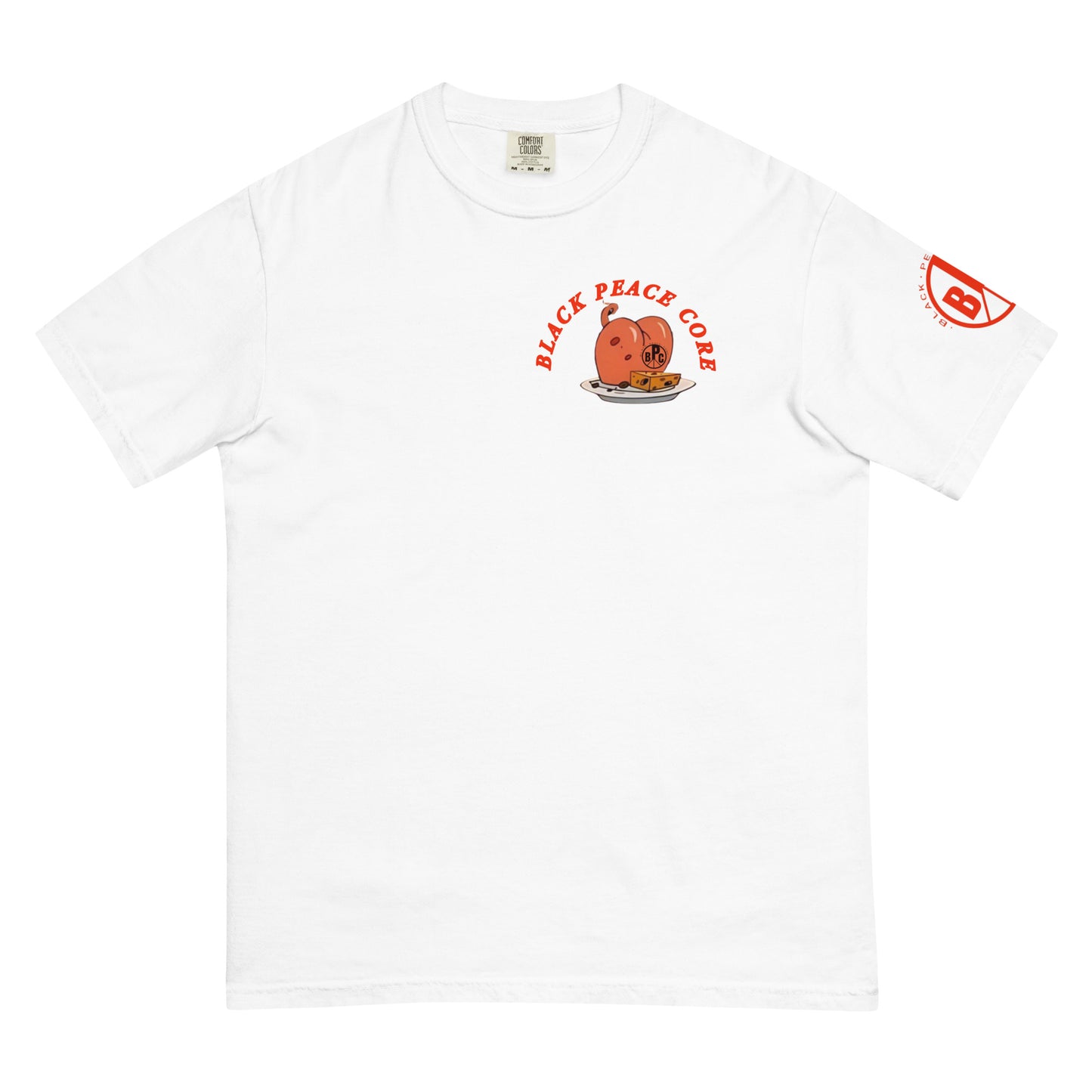 BPC”chicken and cow” Unisex garment-dyed heavyweight t-shirt