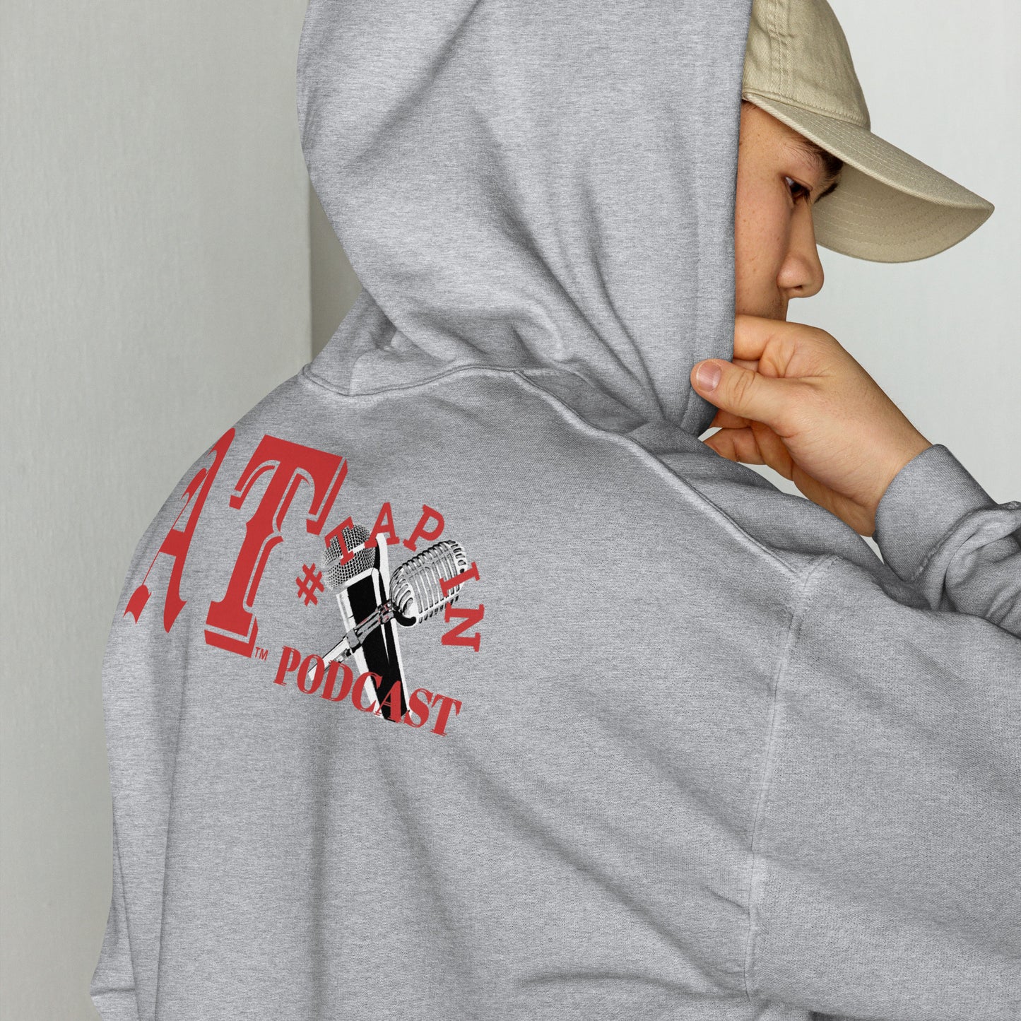 #TAPIN PODCAST RED TEXAS EDITION HOODIE