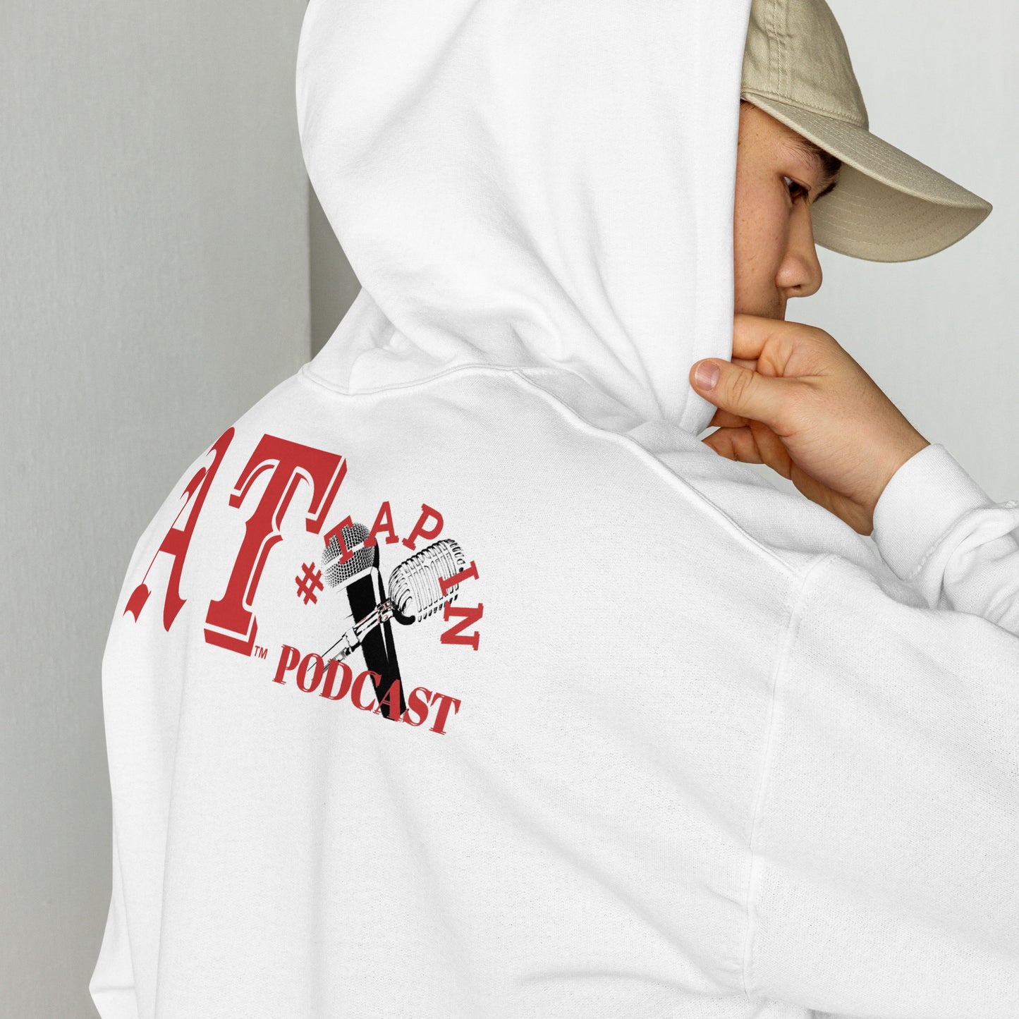 #TAPIN PODCAST RED TEXAS EDITION HOODIE